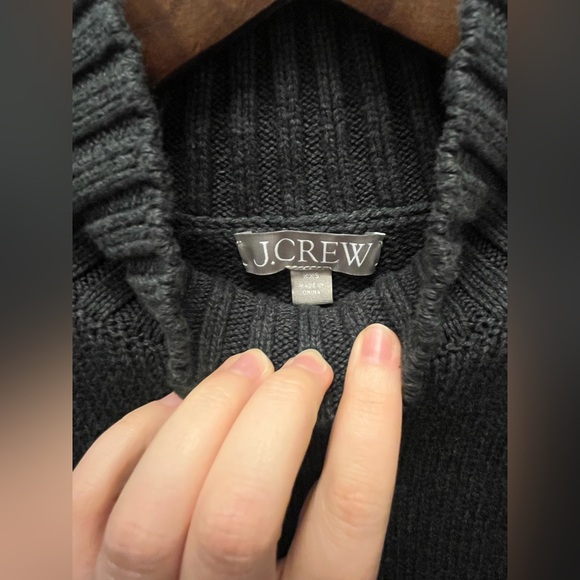 J. Crew Charcoal Turtle Neck Sweater - Picture 2 of 5